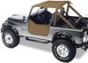 Bestop Traditional Bikini With Windshield Channel For Jeep Tan Bestop