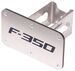 Built Ford Tough Trailer Hitch Cover Hitches Brushed Stainless