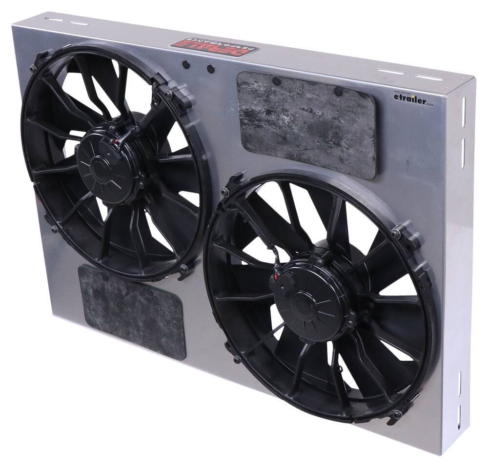 Derale Dual High Output Electric Radiator Fan W Steel Shroud