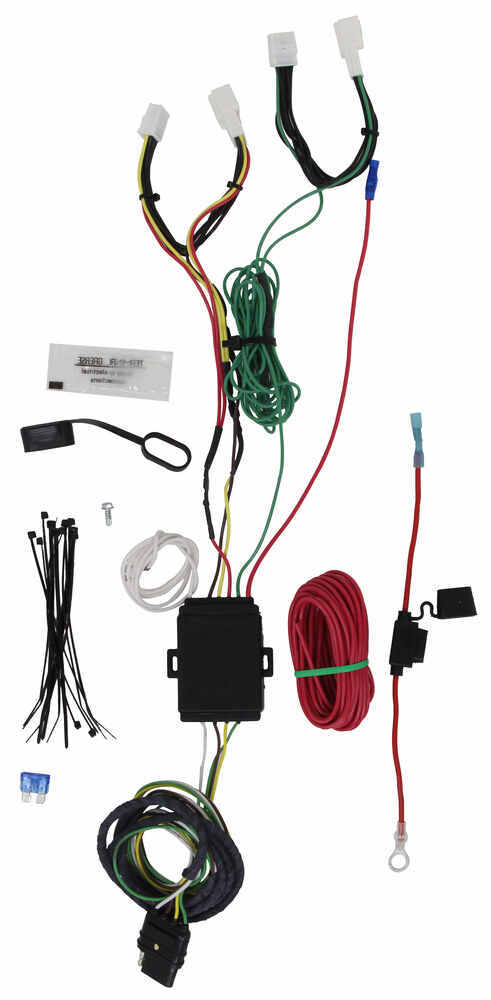 Hopkins Plug In Simple Vehicle Wiring Harness With 4 Pole Flat Trailer