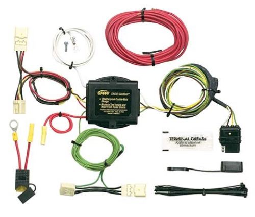 Hopkins Plug In Simple Vehicle Wiring Harness With 4 Pole Flat Trailer