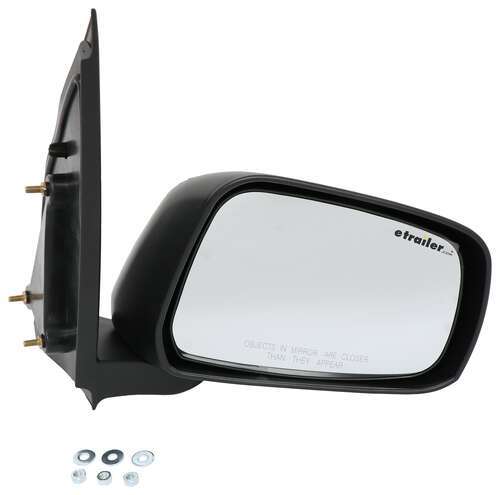 K Source Replacement Side Mirror Manual Textured Black Passenger