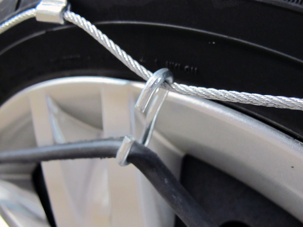 2015 Nissan Altima Glacier Cable Tire Chains Ladder Pattern Roller