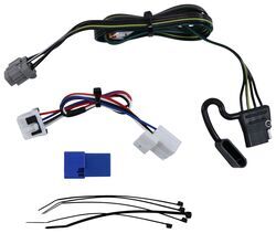 Set Up T One Vehicle Wiring Harness With Pole Flat Trailer Connector