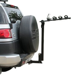 Bike Rack Clearing Spare Tire on SUV 