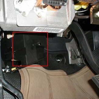 Locate Brake Controller Adapter Plug Image