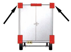Tall trailer over 80" wide that wouldn't use
combination lights made for trailers 80" wide or wider