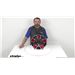 Review of Americana Trailer Tires and Wheels - Aluminum AM06 13 In Black Machined Red - AM98FV