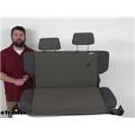 Review of Bestop Jeep Seats - Charcoal Fabric Rear TJ Bench Seat - B3943909