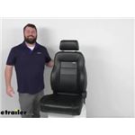Review of Bestop Jeep Seats - TrailMax II Pro Black Vinyl Jeep Driver Seat - B3945101