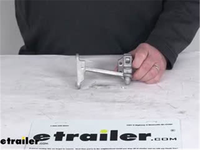Buyers Products Hook and Keeper for Enclosed Trailer Door - Zinc Plated Buyers  Products Trailer Door Holders BP64FR