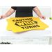 Review of Buyers Products Mud Flaps - Yellow Caution Universal Fit - 337B2424YC