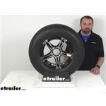 Review of Castle Rock Trailer Tires and Wheels - ST205/75R14 Radial 14 Inch Liger Wheel - CR39ZR