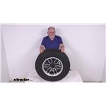 Review of Castle Rock Trailer Tires and Wheels - Tire with Wheel - CR49ZR