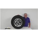Review of Castle Rock Trailer Tires and Wheels - Tire with Wheel - LH74VR