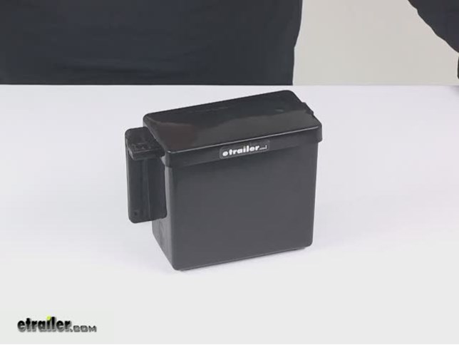 Curt Battery Box for Breakaway Kits - 6-1/4 L x 3-1/2 W x 5-9/16 T - Top  Load CURT Accessories and Parts C52022