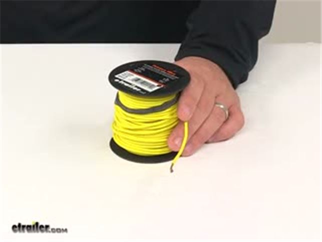 14 GAUGE 100 FEET YELLOW PRIMARY WIRE. 02412