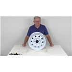 Review of Demco Trailers - Replacement White Steel Wheel - DM09296