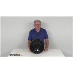 Review of Dexstar Trailer Tires and Wheels - Black Modular Wheel Only - DEX44FR