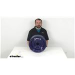 Review of Dexstar Trailer Tires and Wheels - Blue Steel Conventional Trailer Wheel - DEX39FR