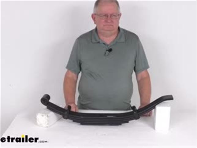 Dexter 5-Leaf Slipper Spring w/ Flat End for 10,000-lb