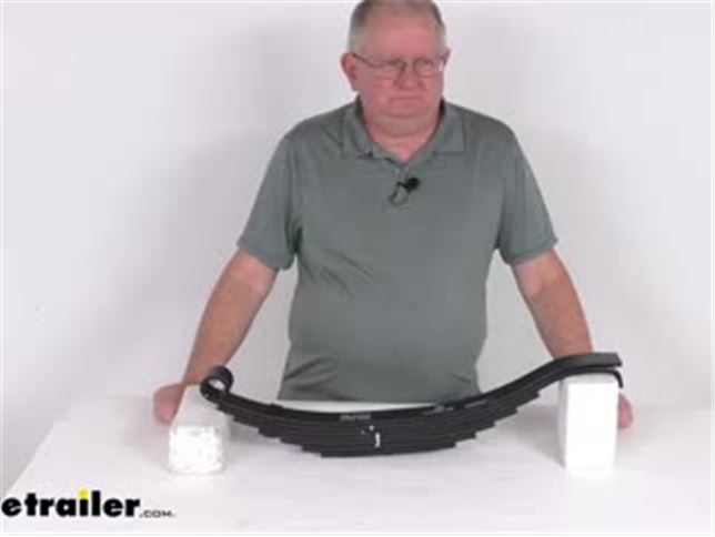 Dexter 7-Leaf Slipper Spring w/ Hook End for 8,000-lb