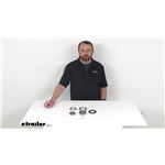 Review of Dexter Trailer Bearings Races Seals Caps - Bearing Kit 7200LB 8000LB Axle - DX38ER