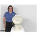 Review of Dometic RV Toilet - Full-Timer w/ Sprayer Standard Height - DOM39FR