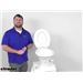 Review of Dometic RV Toilets - Low Profile White Ceramic Toilet  - DOM67FR