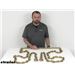 Review of Durabilt Chain Tie Downs - 16 Foot Transport Chain With Grab Hooks - DU77MR