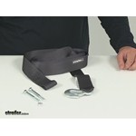 Hand Winch Strap with Safety Hook, 2" Wide x 25