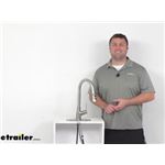 Review of Empire Faucets RV Faucets - Brushed Nickel Gooseneck Kitchen Faucet - EM44UR
