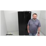 Review of Furrion RV Refrigerators - Black Glass Arctic RV Refrigerator French Doors - FR42PJ
