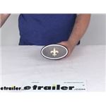 Comprehensive Review: New Orleans Saints 2" NFL Trailer Hitch Receiver Cover