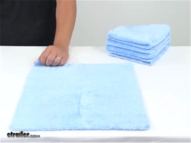 Microfiber Plush Edgeless Wash Cloths - Griot's Garage