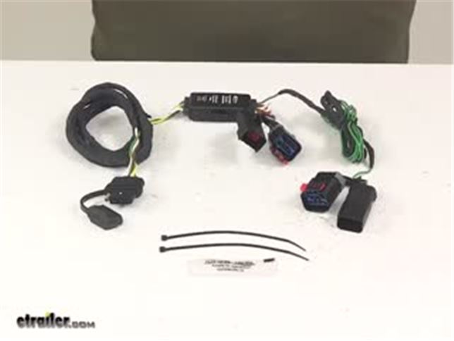 2001 Dodge Durango Hopkins Plug-In Simple Vehicle Wiring Harness with 4