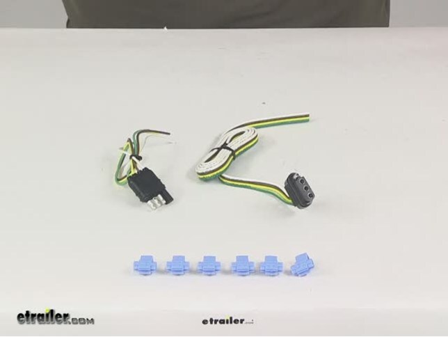 Hopkins 4-Way Flat Trailer Wiring Kit - Vehicle and Trailer Ends