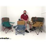 Review of Kelty Camping Chairs - Teal and Brown Lowdown Camp Chair - KE97AR