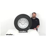 Review of Kenda Trailer Tires and Wheels - Karrier ST205/75 R15 Radial 15 Inch Silver Mod - KE89JR