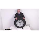 Review of Kenda Trailer Tires and Wheels - Tire with Wheel - KE42EV Video