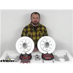 Review of Kodiak Trailer Brakes - Dacromet Disc Brakes 13" Rotor 7.2K Dexter Axle - K2HR729D