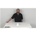 Review of LaSalle Bristol RV Vents and Fans - White Plumbing Roof Vent Snap On Cap - LSB57TR