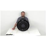Review of Lionshead Trailer Tires and Wheels - Black Steel Dual Wheel 17-1/2 Inch Diameter - LH49VR