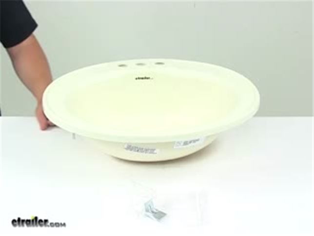Better Bath RV Bathroom Sink - 19-3/4