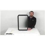 Review of Lippert RV Door Parts - Replacement Exterior Window Frame RV Entry Door - LC363370