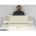 Review of Lippert RV Showers and Tubs - Parchment RV Bathtub With Front Drain - LC209369