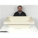 Review of Lippert RV Showers and Tubs - Parchment RV Bathtub With Right Hand Drain - LC209376