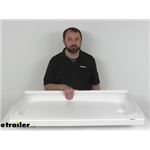 Review of Lippert RV Showers and Tubs - White RV Shower Pan Right Hand Drain - LC210379