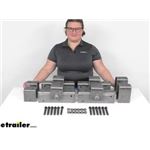 Review of Redline Trailer Leaf Spring Suspension - Triple-Axle Trailer Hanger Kit - APTT6SE