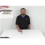 Review of Rock Tamers Replacement Hub Arm Clamp Bolt Kit Heavy Duty Adjustable Mud Flaps - ERT053 Video